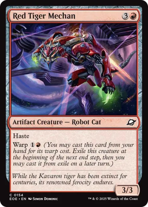 Red Tiger Mechan - Foil