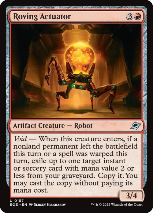 Roving Actuator - Foil