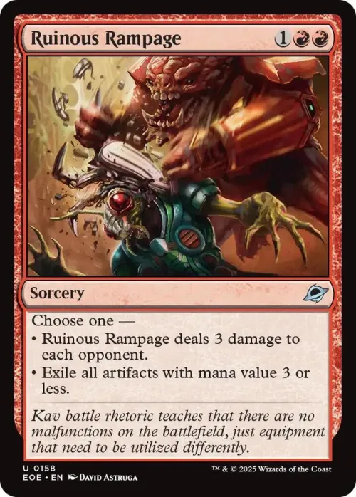 Ruinous Rampage - Foil