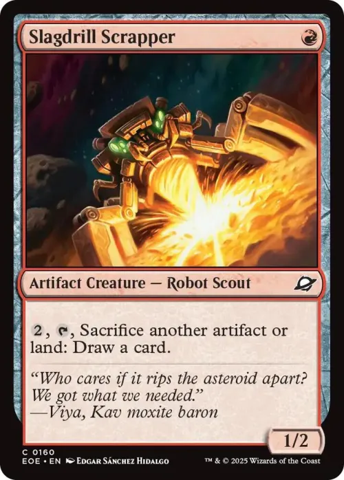 Slagdrill Scrapper - Foil