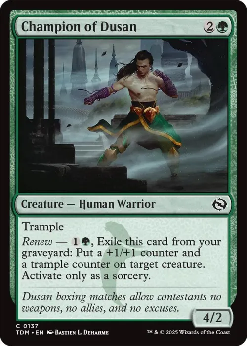 Champion of Dusan - Foil