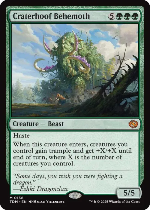 Craterhoof Behemoth - Foil