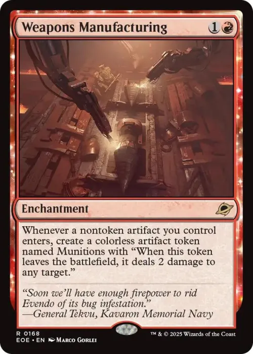 Weapons Manufacturing - Foil