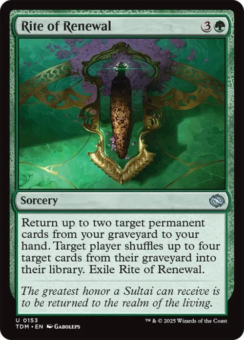 Rite of Renewal - Foil