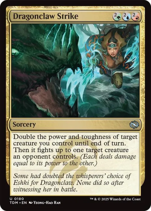 Dragonclaw Strike - Foil