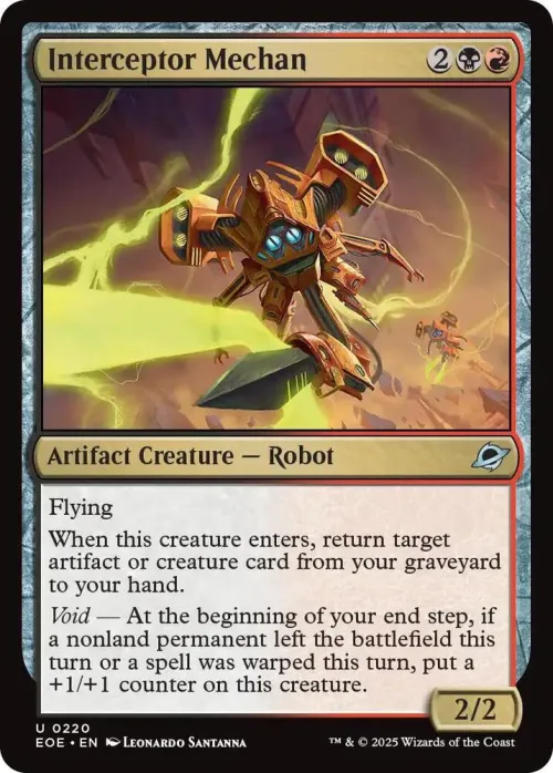 Interceptor Mechan - Foil