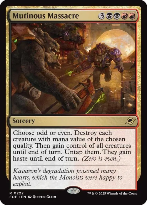 Mutinous Massacre - Foil