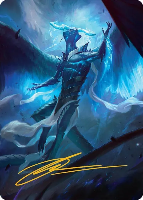 Ugin, Eye of the Storms Art Card - Gold Stamped Signature
