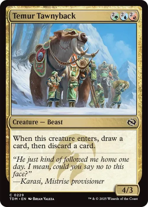 Temur Tawnyback - Foil