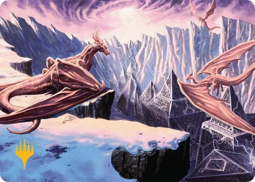 Maelstrom of the Spirit Dragon - Gold Stamped Planeswalker Symb