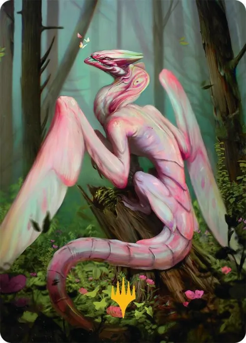 Bloomvine Regent Art Card - Gold Stamped Planeswalker Symb