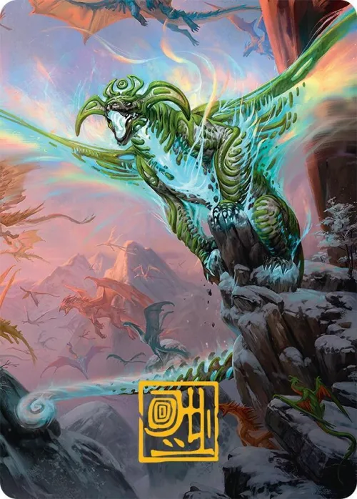 Ureni of the Unwritten Art Card - Gold Stamped Signature