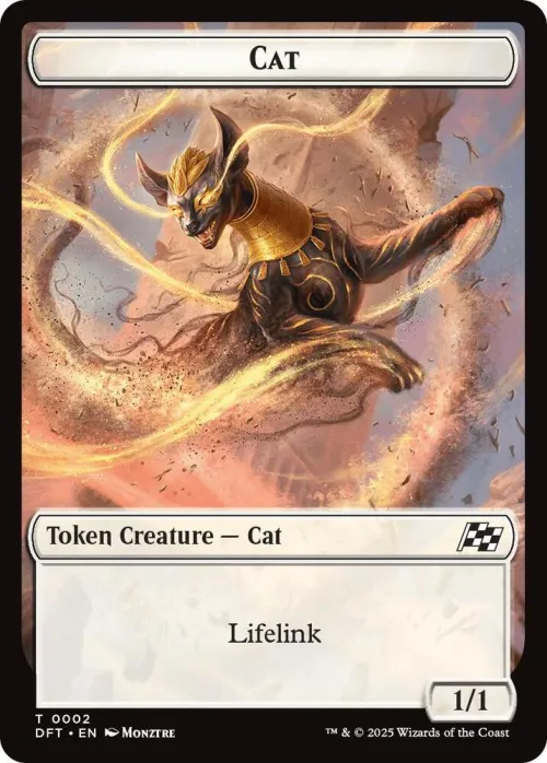 Cat // Thopter (0010) Double-Sided Token - Foil