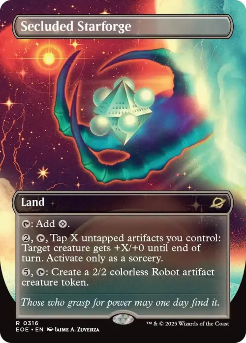 Secluded Starforge - Foil