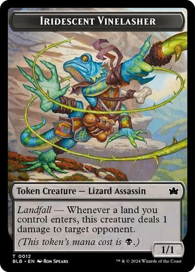 Iridescent Vinelasher Token - Normal Iridescent Vinelasher T
