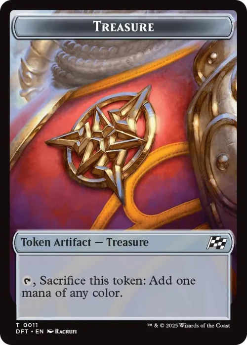 Treasure // Pilot Double-Sided Token - Foil
