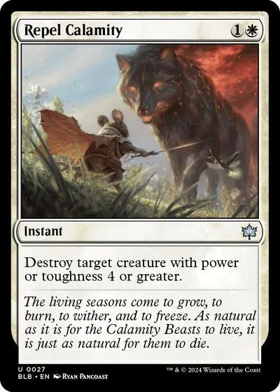 Repel Calamity - Foil Repel Calamity