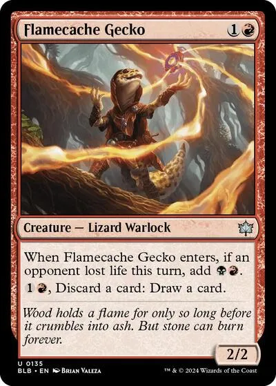 Flamecache Gecko - Foil