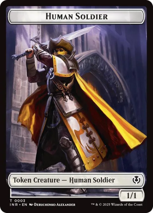 Human Soldier (0003) // Clue Double-Sided Token