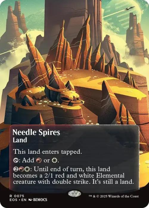 Needle Spires - Foil