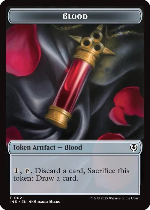 Blood // Clue Double-Sided Token - Foil