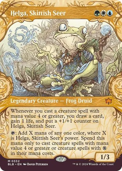 Helga, Skittish Seer - Foil