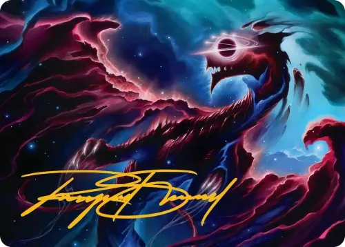 Nova Hellkite Art Card - Gold Stamped Signature