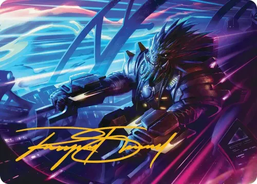 Tannuk, Steadfast Second Art Card - Gold Stamped Signature