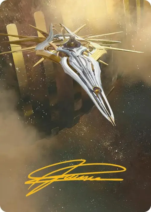 Dawnsire, Sunstar Dreadnought Art Card - Gold Stamped Signature