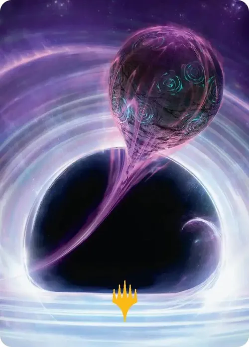 Susur Secundi, Void Altar Art Card - Gold Stamped Planeswalker Symb