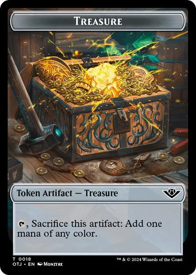 Treasure // Pest Double-Sided Token - Foil Treasure Pest Double Side