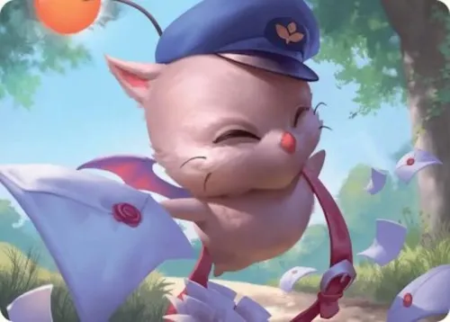 Delivery Moogle Art Card - Normal Delivery Moogle Art Car