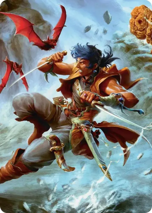 The Destined Thief Scene Art Card - Normal The Destined Thief Scen