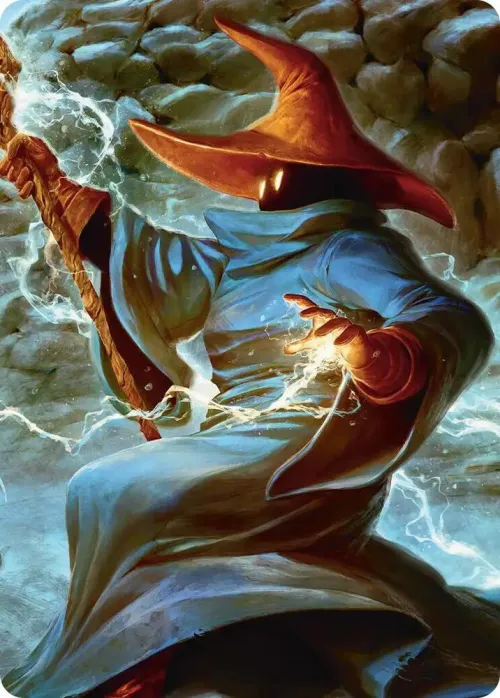 The Destined Black Mage Scene Art Card - Normal The Destined Black Mage