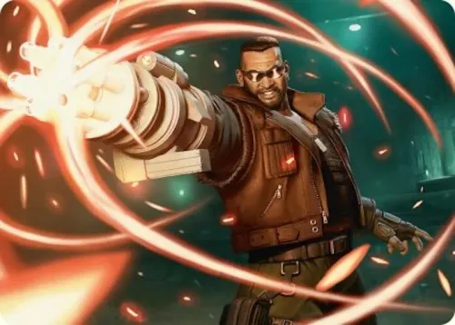 Barret Wallace Art Card - Normal Barret Wallace Art Card