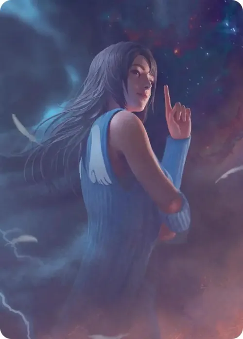 Rinoa, Angel Wing Scene Art Card - Normal Rinoa Angel Wing Scene 