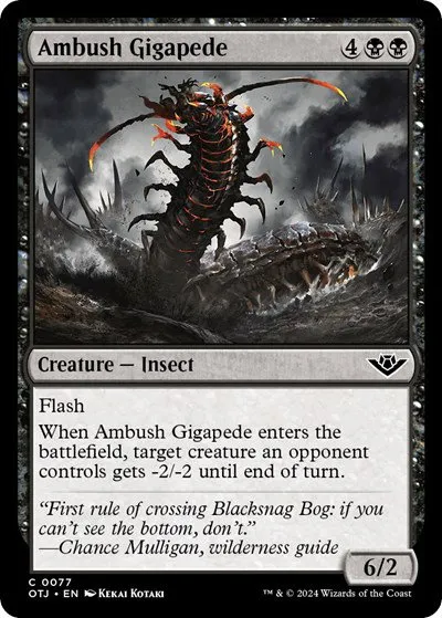 Ambush Gigapede - Foil