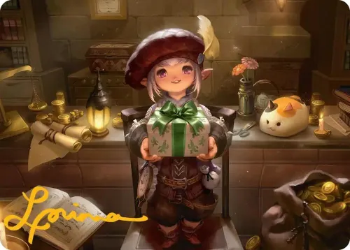 Tataru Taru Art Card - Gold Stamped Signature