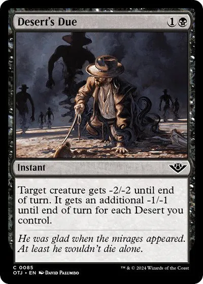Desert's Due - Foil