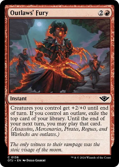 Outlaws' Fury - Foil