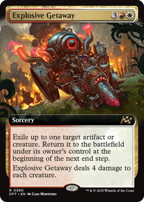 Explosive Getaway - Foil