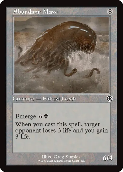 Abundant Maw - Foil