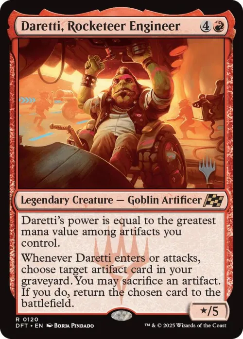 Daretti, Rocketeer Engineer - Foil