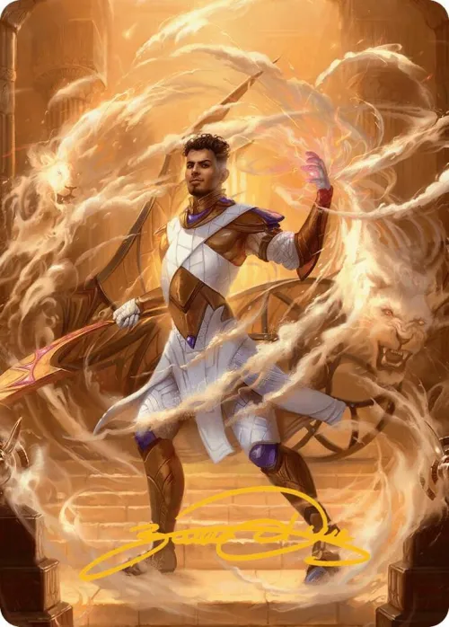 Basri, Tomorrow's Champion Art Card - Gold Stamped Signature