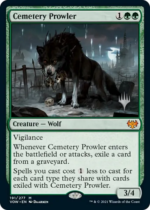 Cemetery Prowler - Foil Cemetery Prowler