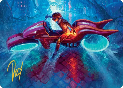 Chandra, Spark Hunter Art Card - Gold Stamped Signature