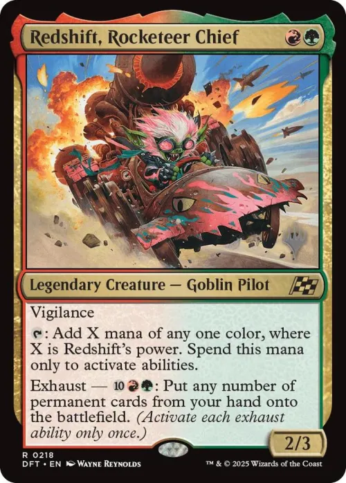 Redshift, Rocketeer Chief - Foil