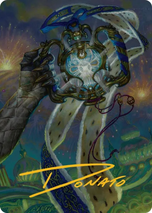 The Aetherspark Art Card - Gold Stamped Signature