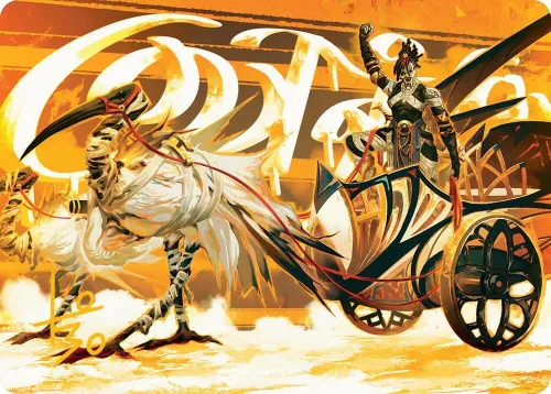 Skyseer's Chariot Art Card - Gold Stamped Signature