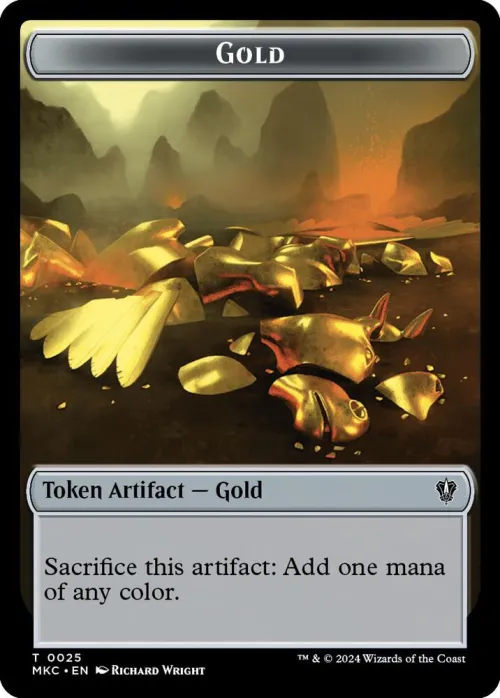 Gold // Kobolds of Kher Keep Double-Sided Token